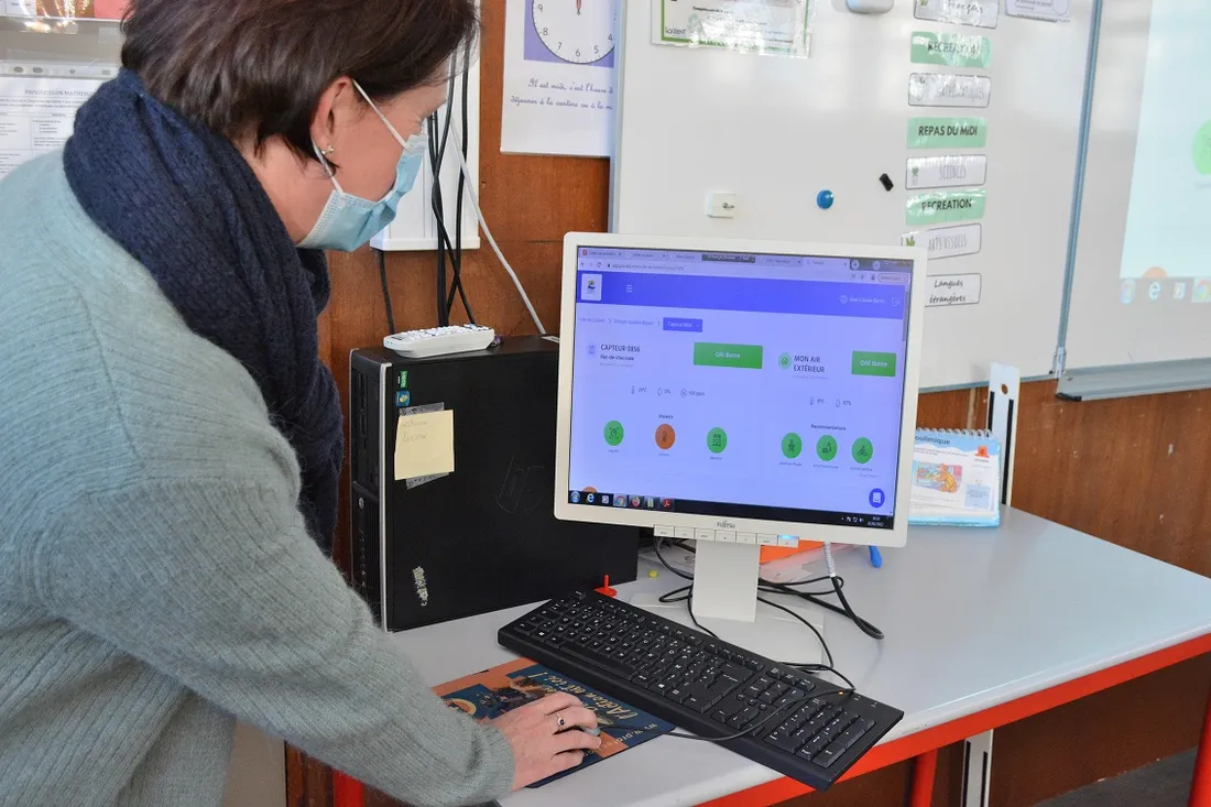 Lorient, capteur de CO2